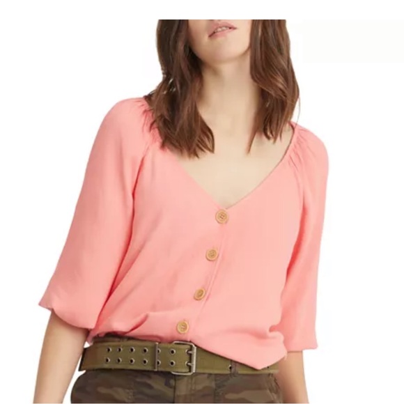 Sanctuary modern button front top - Picture 9 of 9